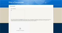 Desktop Screenshot of hire-a-campervan.weebly.com