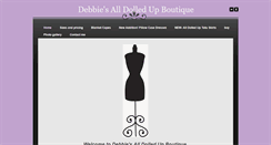 Desktop Screenshot of debbiesalldolledup.weebly.com