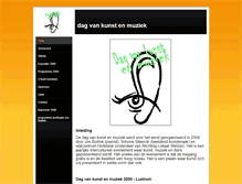 Tablet Screenshot of dagvankunstenmuziek.weebly.com