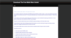 Desktop Screenshot of mafiawarsfreedownload.weebly.com