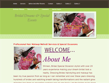 Tablet Screenshot of bridaldreams.weebly.com