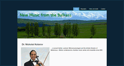 Desktop Screenshot of musicofthebalkans.weebly.com