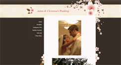 Desktop Screenshot of adamandchristinaswedding.weebly.com