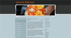 Desktop Screenshot of costumereference.weebly.com