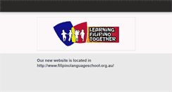 Desktop Screenshot of canberra-filipino.weebly.com