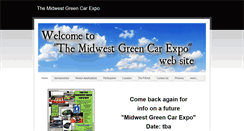 Desktop Screenshot of midwestgreencarexpo.weebly.com