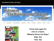Tablet Screenshot of midwestgreencarexpo.weebly.com