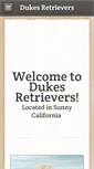 Mobile Screenshot of dukesretrievers.weebly.com