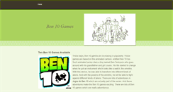 Desktop Screenshot of differentben10games.weebly.com