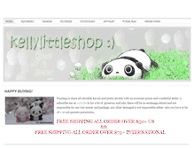 Tablet Screenshot of kellylittleshop.weebly.com