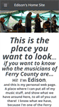 Mobile Screenshot of edisonshomesite.weebly.com