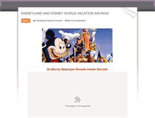 Tablet Screenshot of disneylandsavings.weebly.com