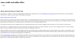 Desktop Screenshot of amricanexpresscreditcards.weebly.com