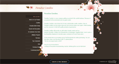 Desktop Screenshot of paradisecandles.weebly.com