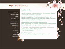 Tablet Screenshot of paradisecandles.weebly.com