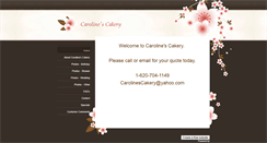 Desktop Screenshot of carolinescakery.weebly.com