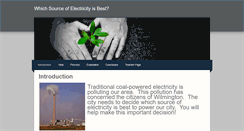 Desktop Screenshot of electricitywebquest.weebly.com