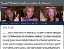 Tablet Screenshot of justaskjojo.weebly.com