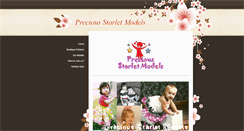 Desktop Screenshot of preciousstarletmodels.weebly.com