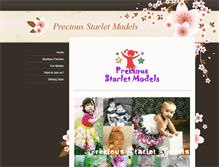 Tablet Screenshot of preciousstarletmodels.weebly.com