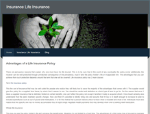 Tablet Screenshot of insurancelifeins.weebly.com