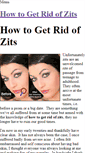 Mobile Screenshot of how-to-get-rid-of-zits.weebly.com