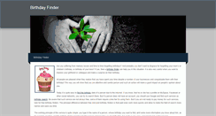 Desktop Screenshot of birthdaysearch.weebly.com