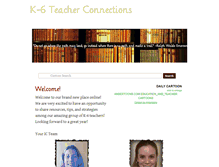 Tablet Screenshot of k6teacherconnections.weebly.com