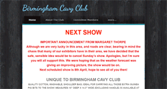 Desktop Screenshot of birminghamcavyclub.weebly.com
