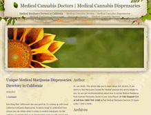 Tablet Screenshot of medicalmarijuanadispensaries.weebly.com