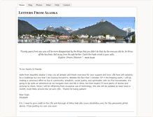 Tablet Screenshot of lettersfromalaska.weebly.com