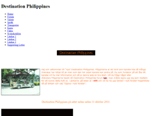 Tablet Screenshot of destinationphilippines.weebly.com