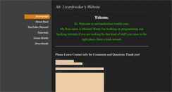Desktop Screenshot of mrlizardrocker.weebly.com