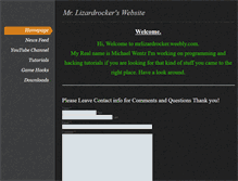 Tablet Screenshot of mrlizardrocker.weebly.com