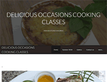 Tablet Screenshot of deliciousoccasions.weebly.com