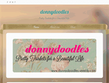 Tablet Screenshot of donnydoodles.weebly.com