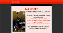 Desktop Screenshot of 247hoops.weebly.com