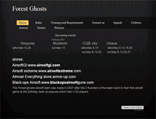 Tablet Screenshot of forestghosts.weebly.com