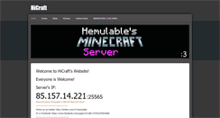 Desktop Screenshot of hemulablesminecraftserver.weebly.com