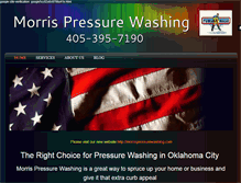 Tablet Screenshot of morrispressurewashing.weebly.com