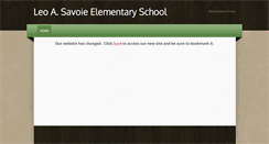 Desktop Screenshot of leosavoieelementaryschool.weebly.com
