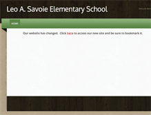 Tablet Screenshot of leosavoieelementaryschool.weebly.com