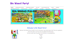Desktop Screenshot of binweevilparty.weebly.com