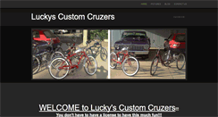 Desktop Screenshot of luckyscustomcruzers.weebly.com