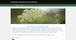 Desktop Screenshot of carolinecarpenterphotography.weebly.com