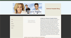 Desktop Screenshot of generalhospitalblog.weebly.com