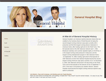 Tablet Screenshot of generalhospitalblog.weebly.com