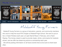 Tablet Screenshot of malakoffyoungfarmers.weebly.com