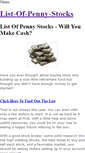 Mobile Screenshot of pennystocklist.weebly.com