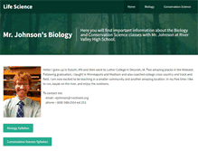 Tablet Screenshot of mrjohnsonscience.weebly.com